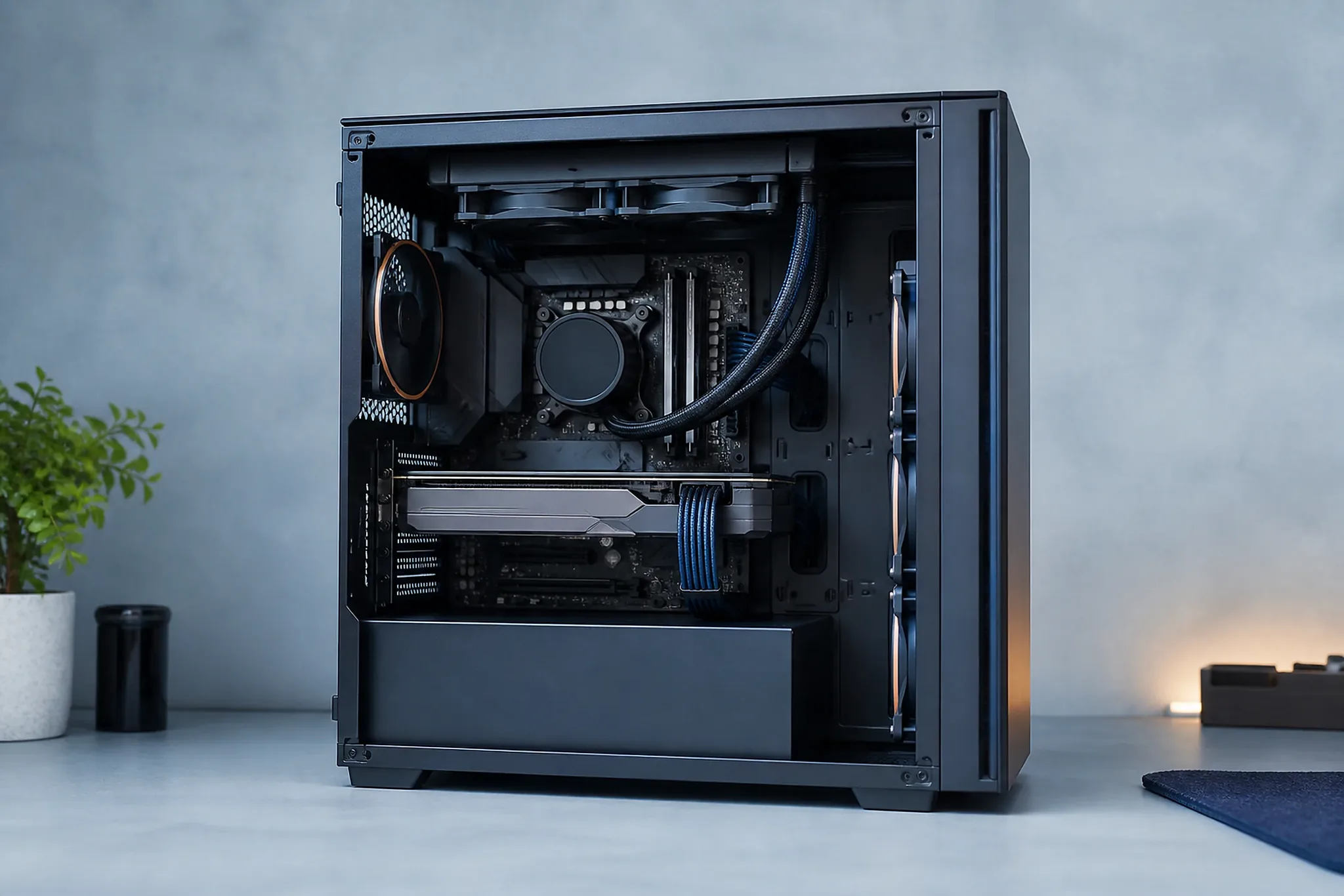 Готовий сучасний комп’ютер, зібраний у майстерні PC-EXPERT